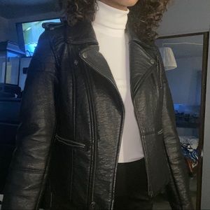Black Leather Jacket by American Eagle!